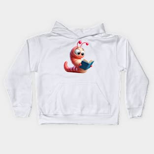 Cute Bookworm Kids Hoodie